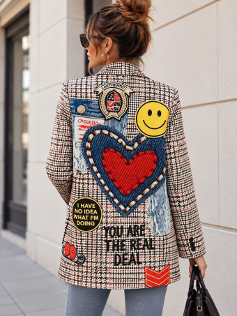 Blazer Estampado Collage ZELAYA 11 HEVE