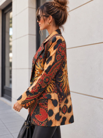 Blazer Estampado Print ZELAYA 10 HEVE