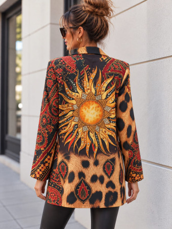 Blazer Estampado Print ZELAYA 10 HEVE