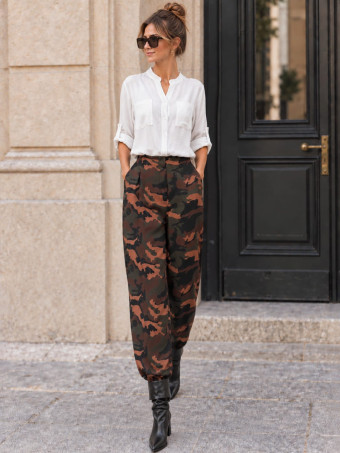Pantalón Jogger Camuflaje KRAVEN Verde HEVE