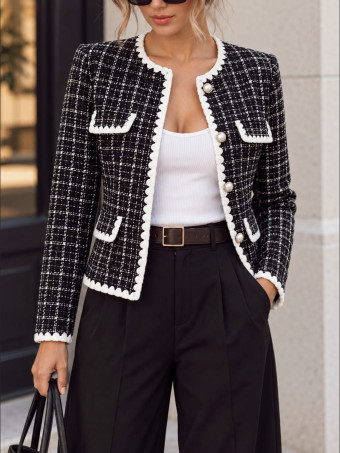 Chanelita Tweed AVELYN Negro HEVE