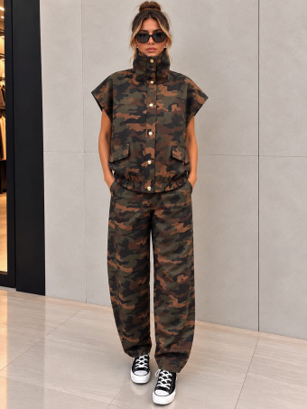 Conjunto Camuflaje Chaleco y Pantalón KELDAR HEVE