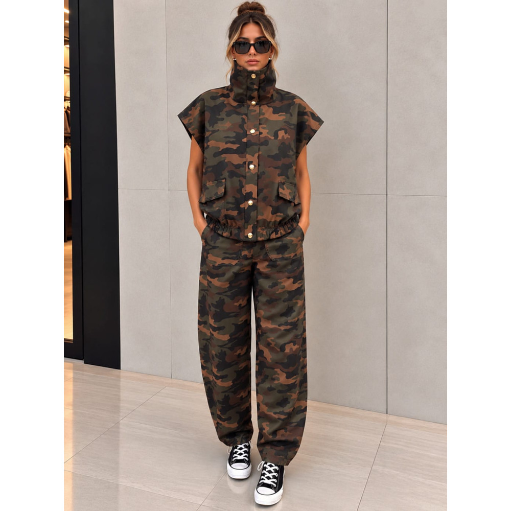 Conjunto Camuflaje Chaleco y Pantalón KELDAR HEVE