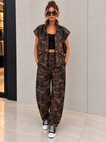 Conjunto Camuflaje Chaleco y Pantalón KELDAR HEVE
