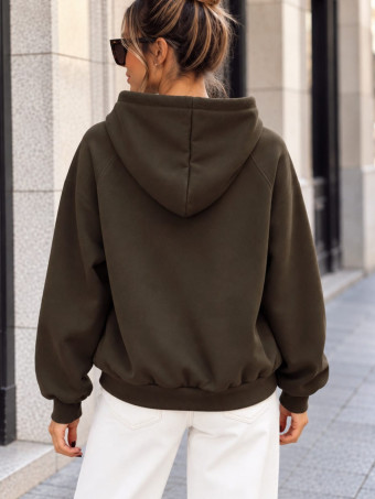 Sudadera Soft Touch Tachas BOWERY Marrón HEVE