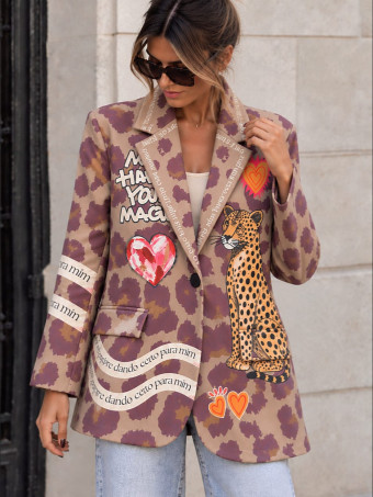 Blazer Estampado Print AZANIA 07 HEVE