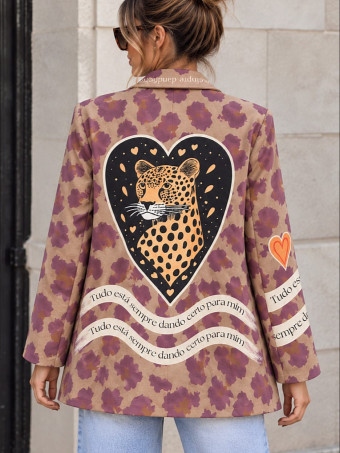 Blazer Estampado Print AZANIA 07 HEVE
