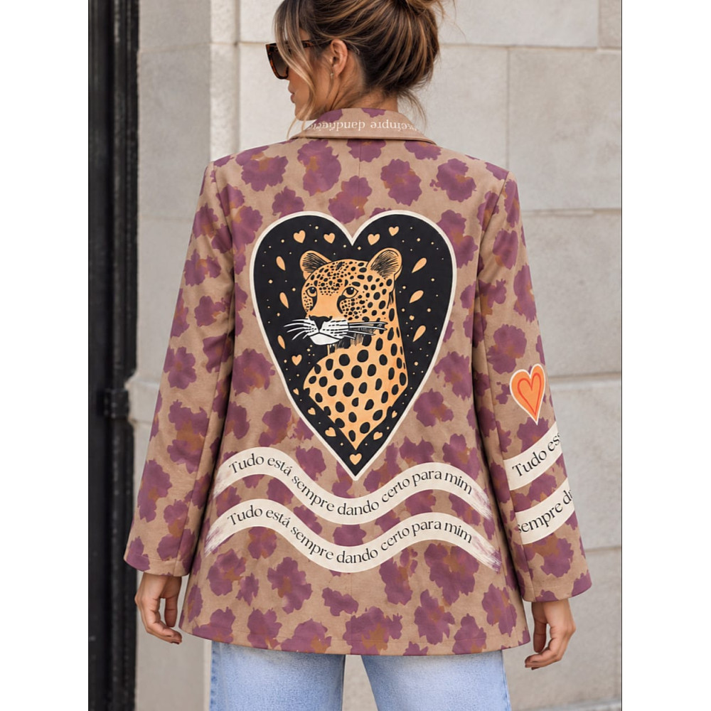 Blazer Estampado Print AZANIA 07 HEVE