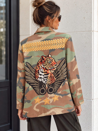 Blazer Camuflaje y Animal Print AZANIA 08 HEVE