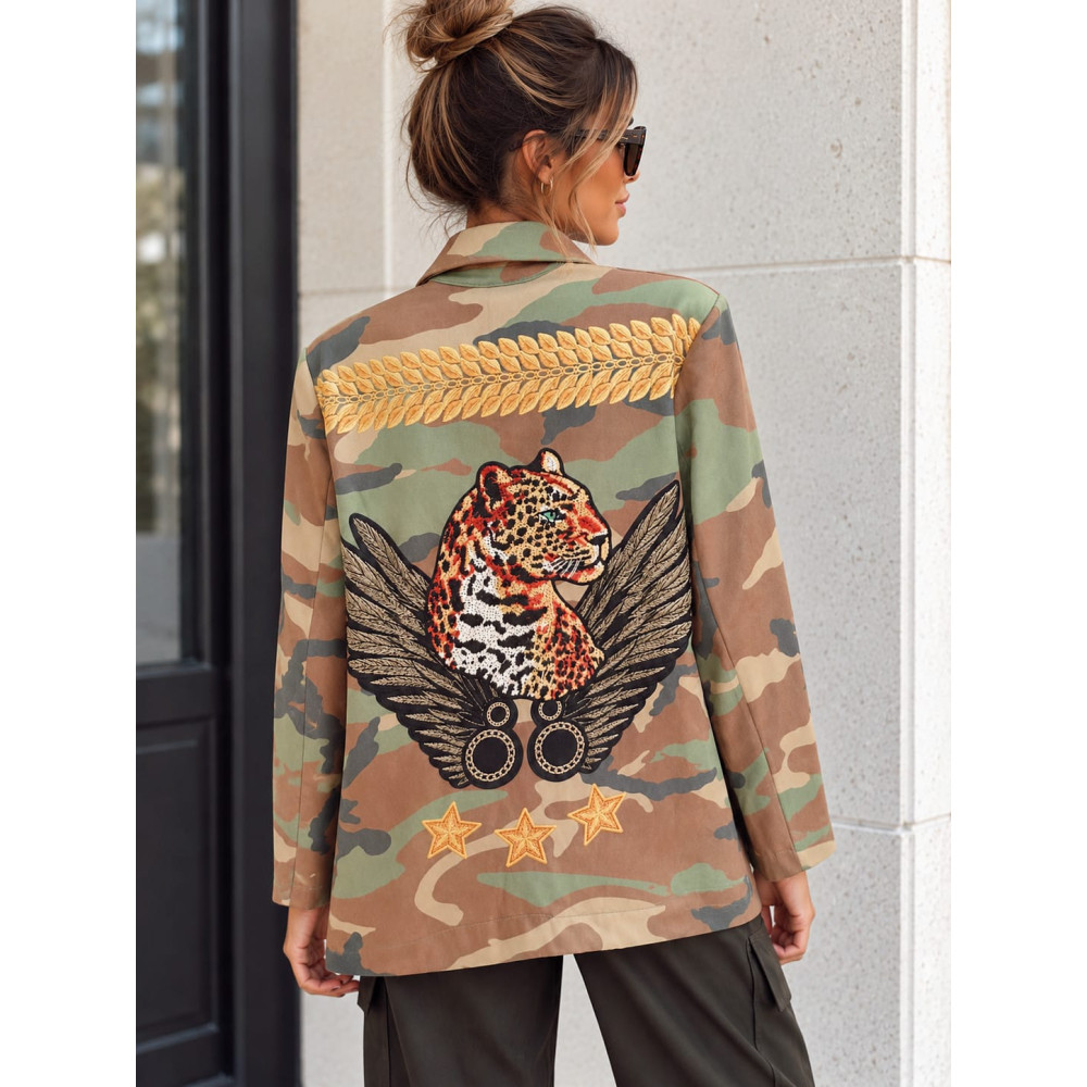 Blazer Camuflaje y Animal Print AZANIA 08 HEVE