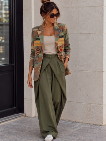 Blazer Camuflaje y Animal Print AZANIA 08 HEVE