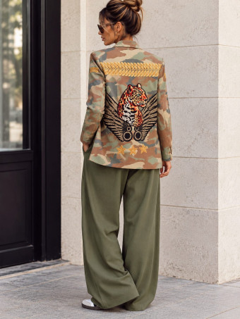 Blazer Camuflaje y Animal Print AZANIA 08 HEVE