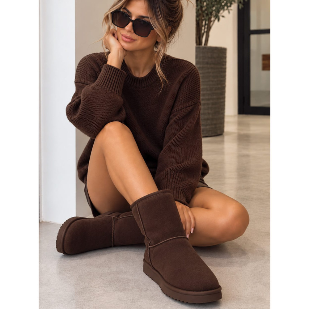 Bota Australiana Efecto Ante SOORIK Marrón HEVE