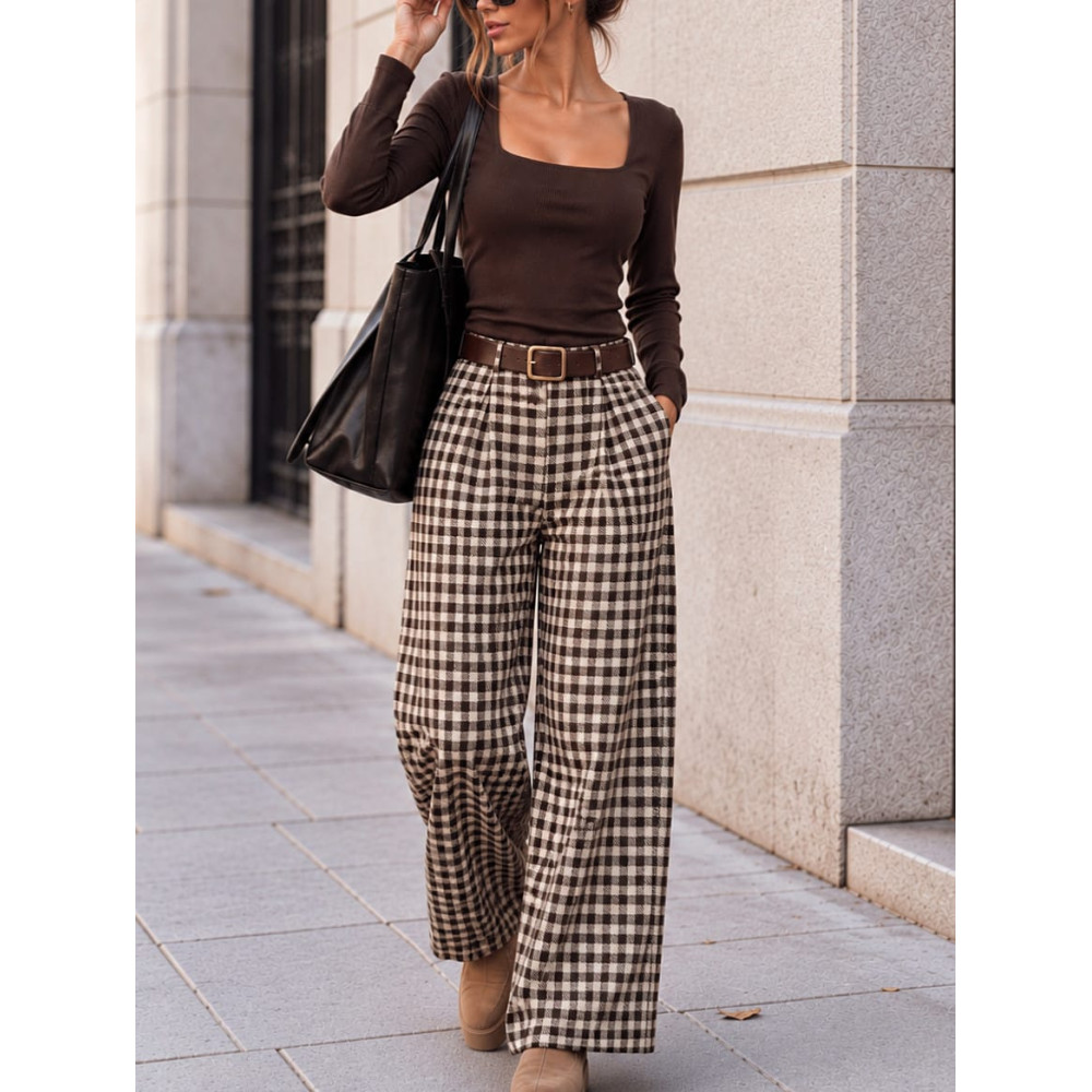 Pantalón Cuadros con Cinturón CHESTER HEVE
