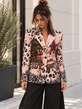 Blazer Animal Print AZANIA 12 HEVE