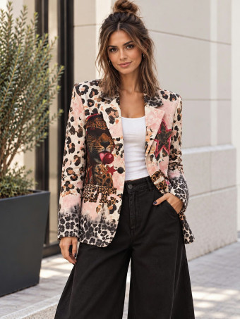 Blazer Animal Print AZANIA 12 HEVE