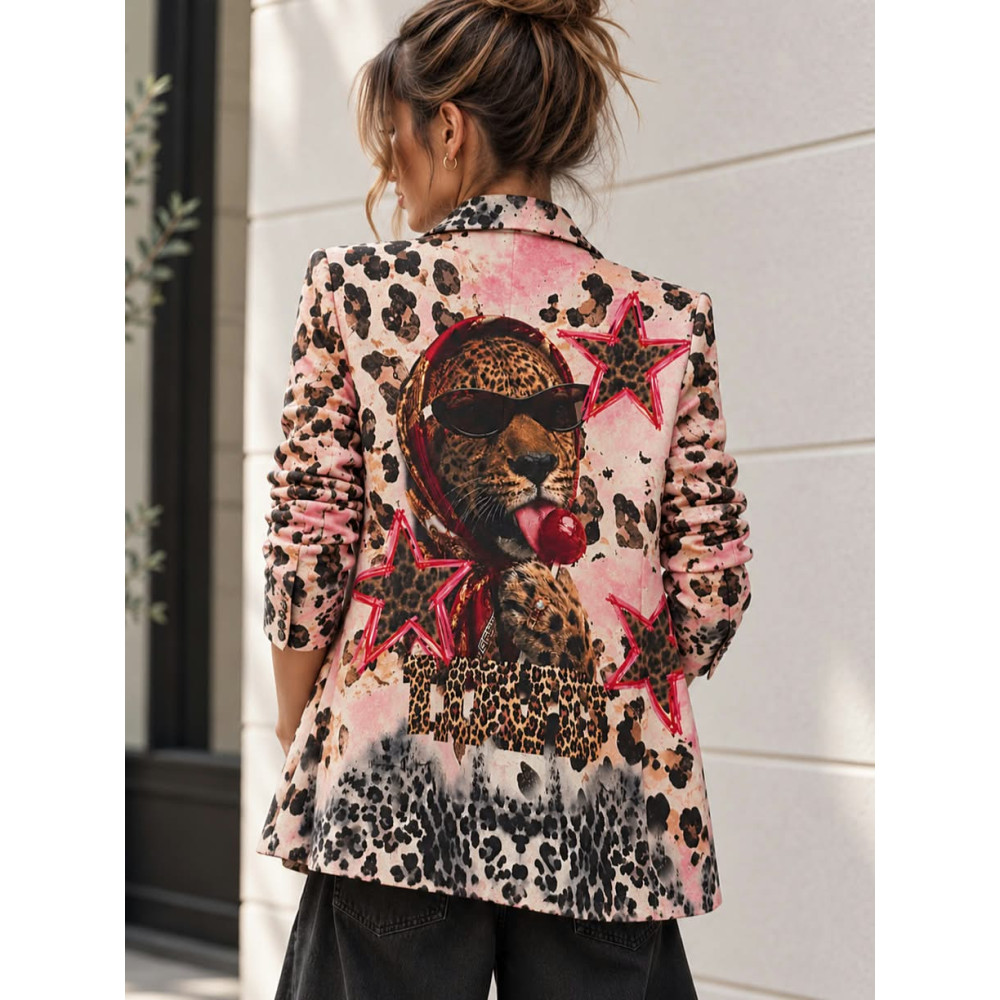 Blazer Animal Print AZANIA 12 HEVE