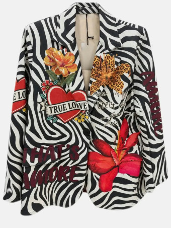 Blazer Animal Print AZANIA 13 HEVE