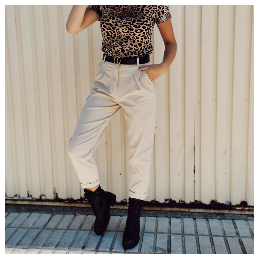 Pantalón Cargo DAKAR Beige Heve Pantalón Cargo DAKAR Beige Heve