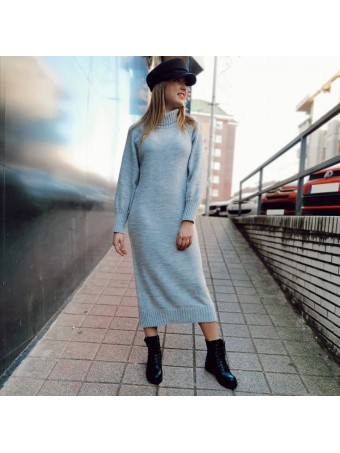 Vestido Punto NORDIC Gris Vigoré Heve Vestido Punto NORDIC Gris Vigoré Heve