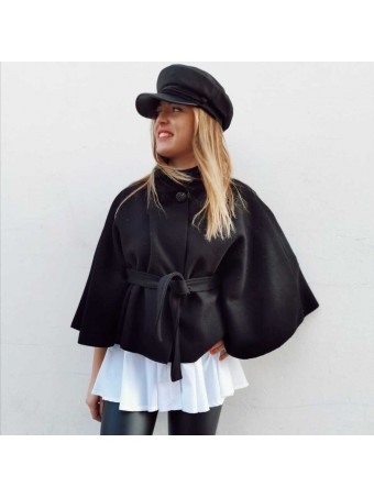 Capa Paño PARISIENNE Negro Heve Capa Paño PARISIENNE Negro Heve