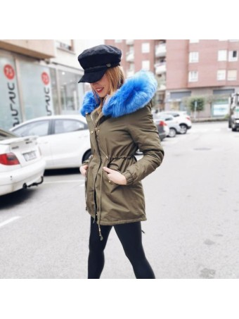 Trench Militar RUSELL Verde/Azul Heve Trench Militar RUSELL Verde/Azul Heve
