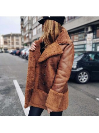 Pelliza Doble Faz OLYA Marrón Heve Pelliza Doble Faz OLYA Marrón Heve