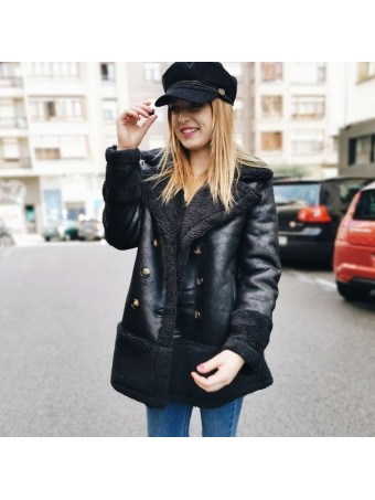 Pelliza Doble Faz OLYA Negro Heve Pelliza Doble Faz OLYA Negro Heve
