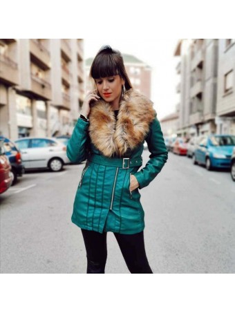 Pelliza Polipiel GRAHAM Verde Petróleo Heve Pelliza Polipiel GRAHAM Verde Petróleo Heve