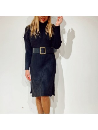 Vestido Canalé BROOKE Negro Heve Vestido Canalé BROOKE Negro Heve