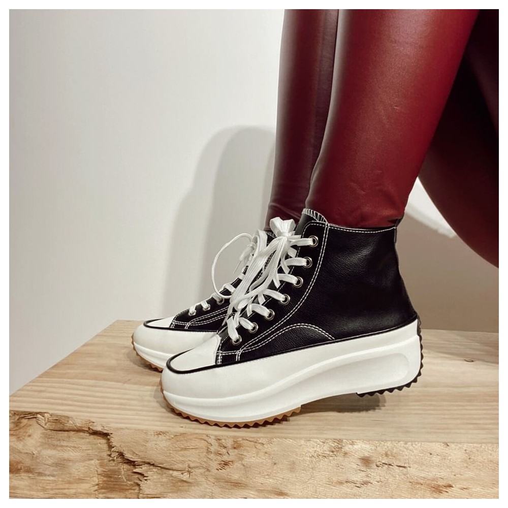 Sneaker Polipiel TROY Negro Heve Sneaker Polipiel TROY Negro Heve