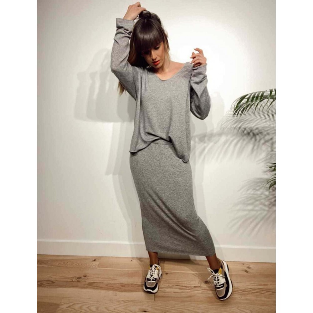 Conjunto Punto ENOLA Gris Heve Conjunto Punto ENOLA Gris Heve