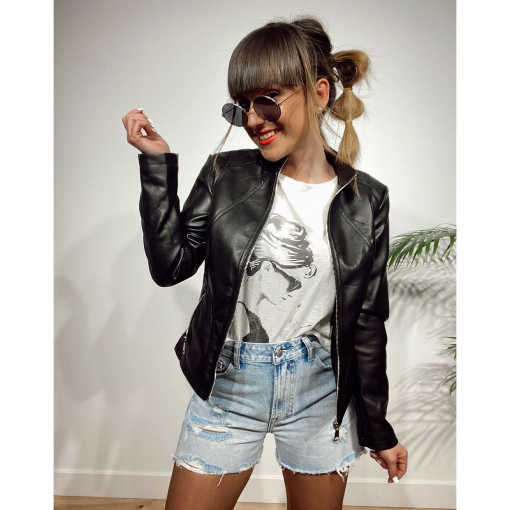 Cazadora Biker RIPLEY Negro Heve Cazadora Biker RIPLEY Negro Heve