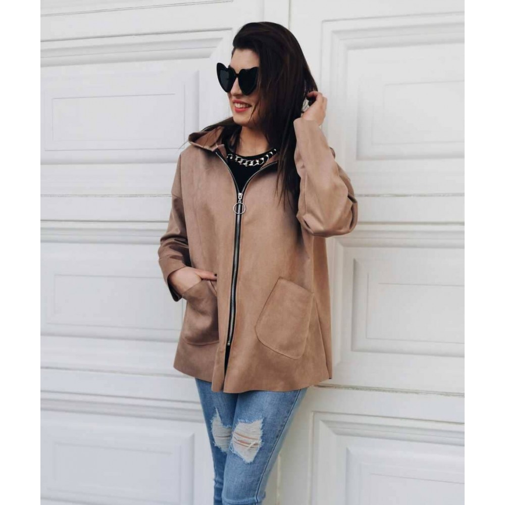 Chaqueta Antelina MAUI Beige Heve Chaqueta Antelina MAUI Beige Heve