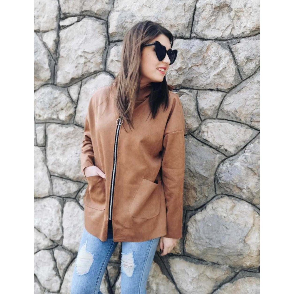 Chaqueta Antelina MAUI Camel Heve Chaqueta Antelina MAUI Camel Heve