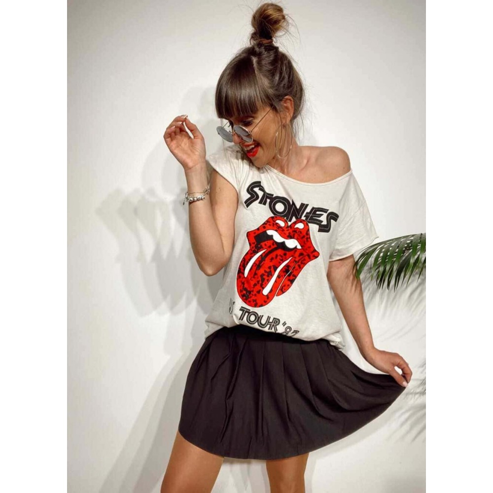 Camiseta STONES TOUR ´87 Beige Heve Camiseta STONES TOUR ´87 Beige Heve