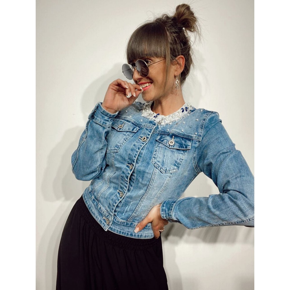Chanelita Denim DIVA Perlas Heve Chanelita Denim DIVA Perlas Heve