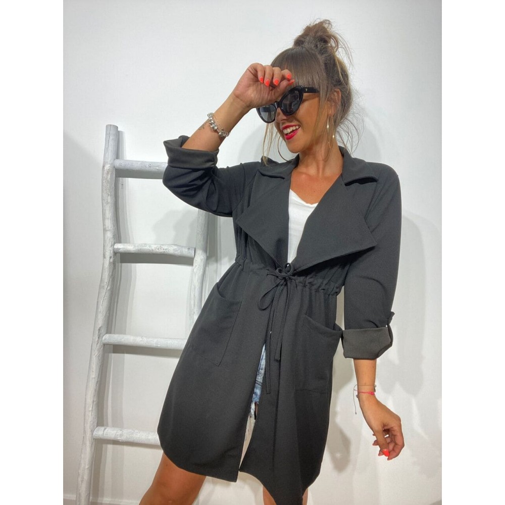 Trench Ligera CAILECH Negro Heve Trench Ligera CAILECH Negro Heve