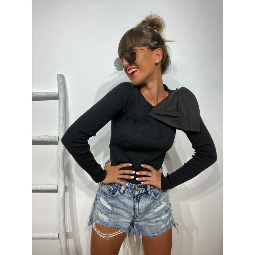 Suéter Lazo MISTY Negro Heve Suéter Lazo MISTY Negro Heve