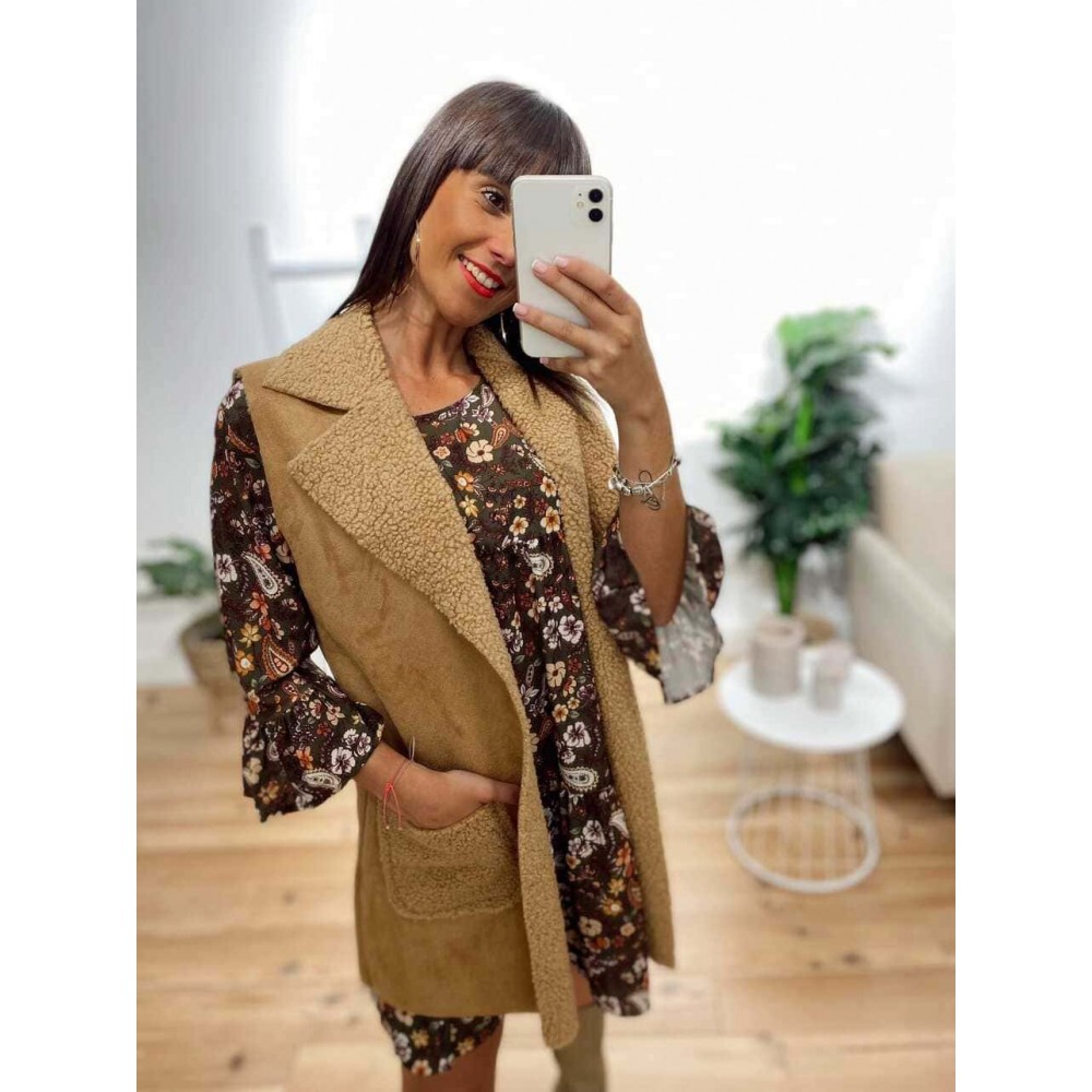 Chaleco Doble Faz CHILKOOT Light Camel Heve Chaleco Doble Faz CHILKOOT Light Camel Heve
