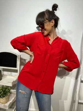 Camisa Fluida FLOSSIE Rojo Heve