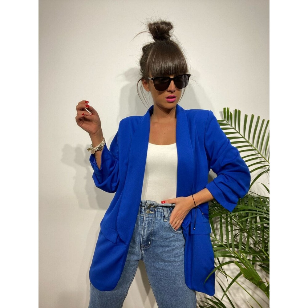 Blazer Oversize SABAYA Azul Klein Heve Blazer Oversize SABAYA Azul Klein Heve