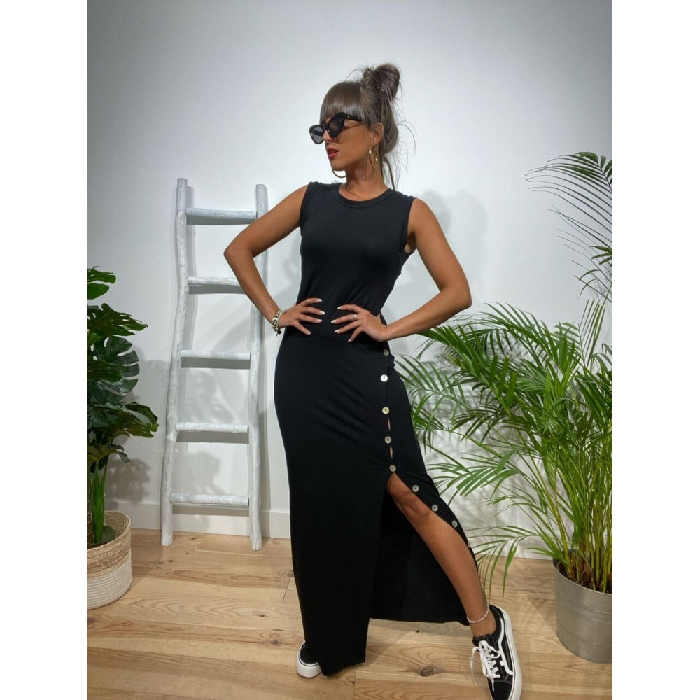 Vestido Entallado ELAIA Negro | Moda para Mujer | HEVE